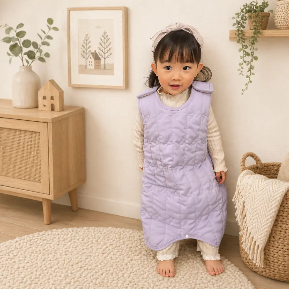 スリーパー 赤ちゃん 冬 中綿 軽量 あったか ベビー 寝冷え防止 2WAY カバーオール ベスト 新生児 出産祝い 洗える ノンホルムアルデヒド