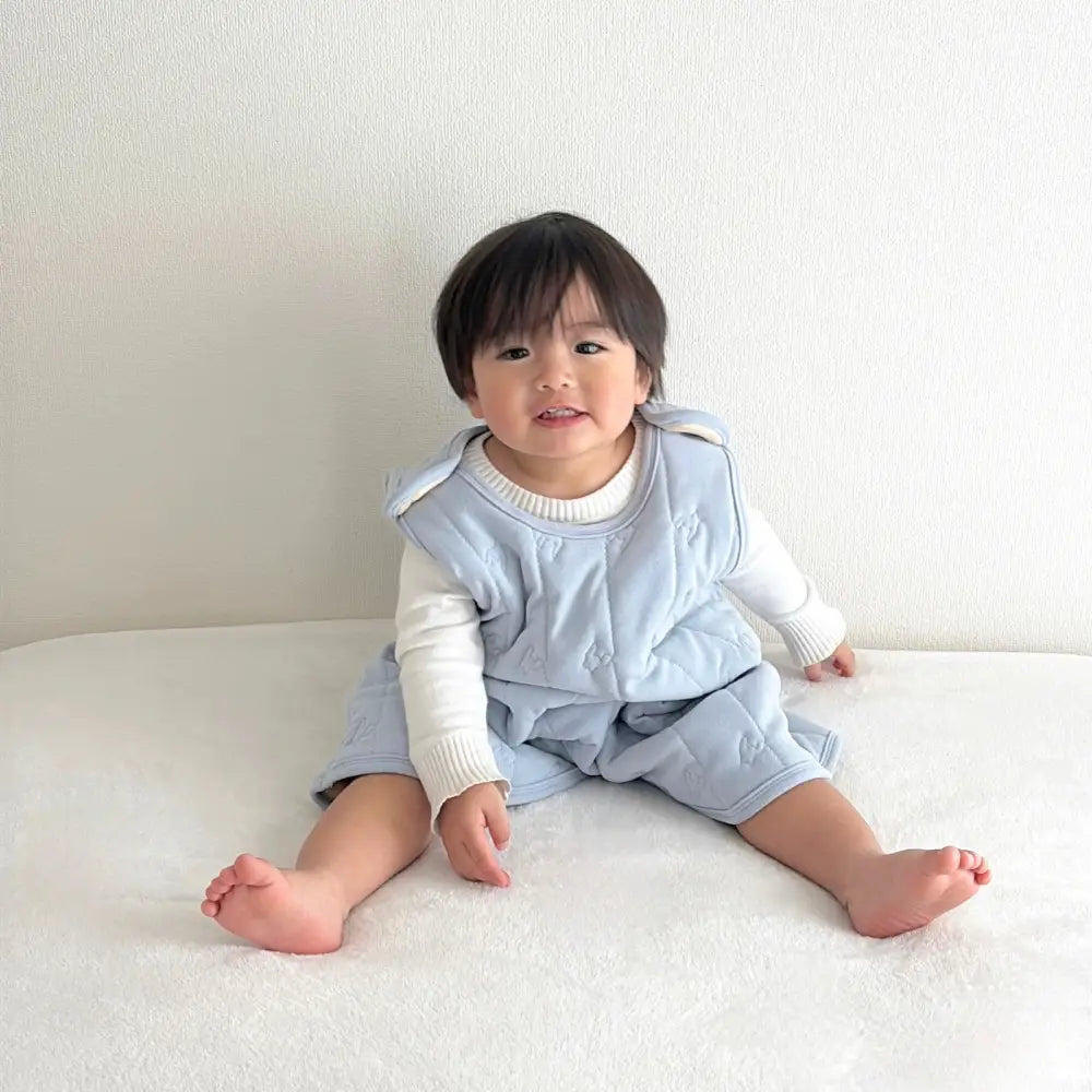 スリーパー 赤ちゃん 冬 中綿 軽量 あったか ベビー 寝冷え防止 2WAY カバーオール ベスト 新生児 出産祝い 洗える ノンホルムアルデヒド