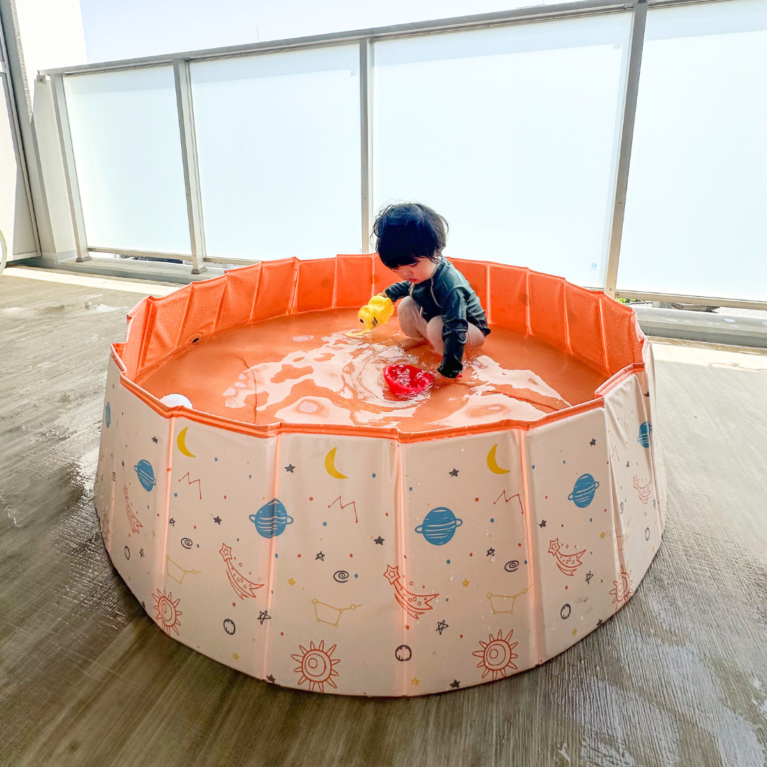 折りたたみプール ベビープール 空気入れ不要 キッズプール 家庭用プール 折りたたみ 水遊び ボールプール ペットプール PPボード 大型 小型 ベランダプール 子供用プール おしゃれ 収納簡単 夏休み 屋外遊び 室内遊び くすみカラー