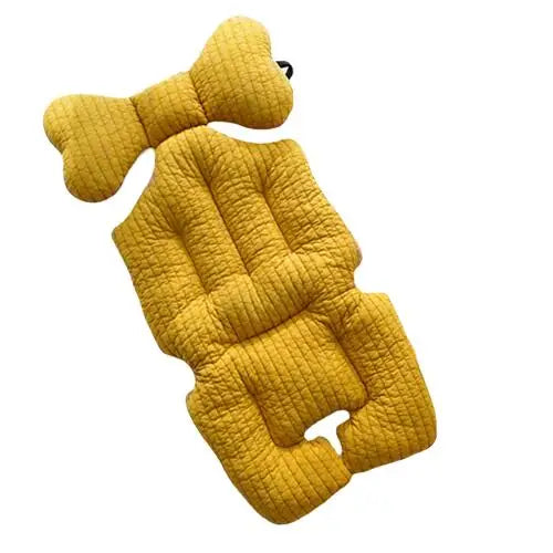 ベビーカーシート 68×30cm - イエロー / ワンサイズ - ベビーカーシート