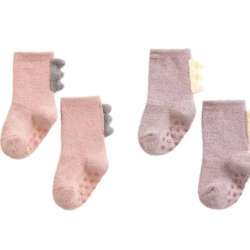 ベビー靴下 2足セット S(0歳~1歳) | M(1歳~3歳) - ベビー靴下