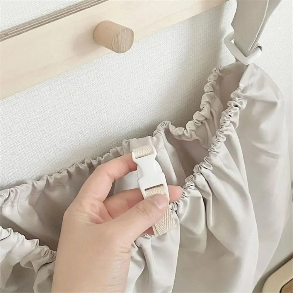 ベビーカーアンダーバッグ ホワイト|ブラック - ベビーカーバッグ