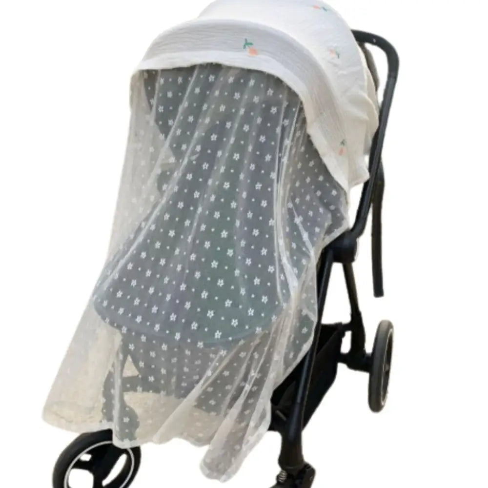 ベビーカーケープ 日除け 虫よけ 88×13cm - チューリップ / ワンサイズ - ベビーカー 虫よけカバー