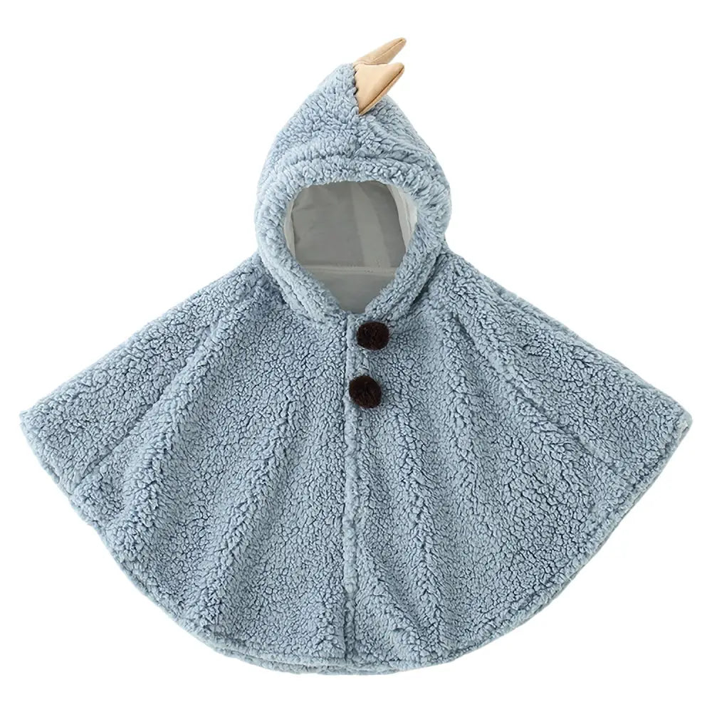 ベビーポンチョ フリーサイズ - ブルー / フリーサイズ - ベビーポンチョ