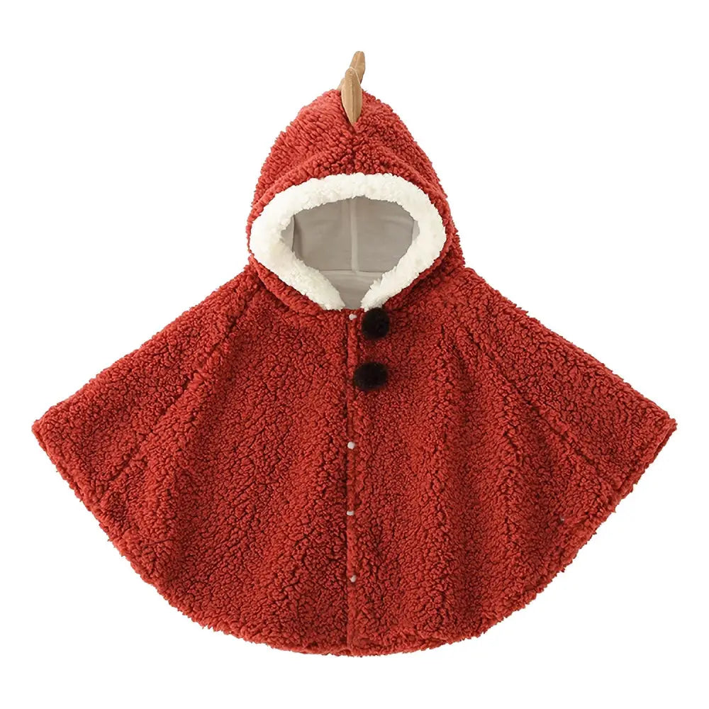 ベビーポンチョ フリーサイズ - レッド / フリーサイズ - ベビーポンチョ