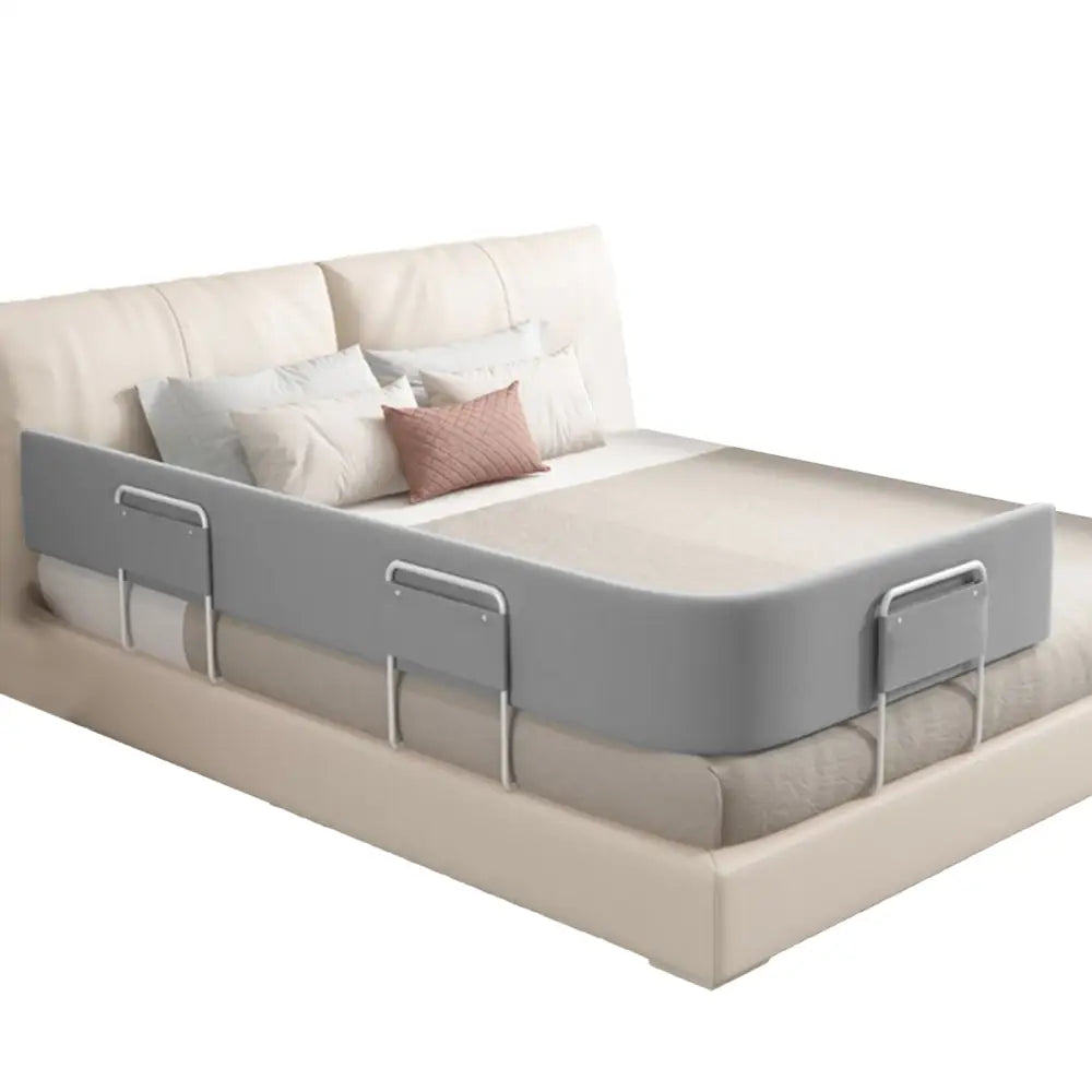 ベッドガード クッション 赤ちゃん 転落防止 - グレー / 2.0m - ベッドガード