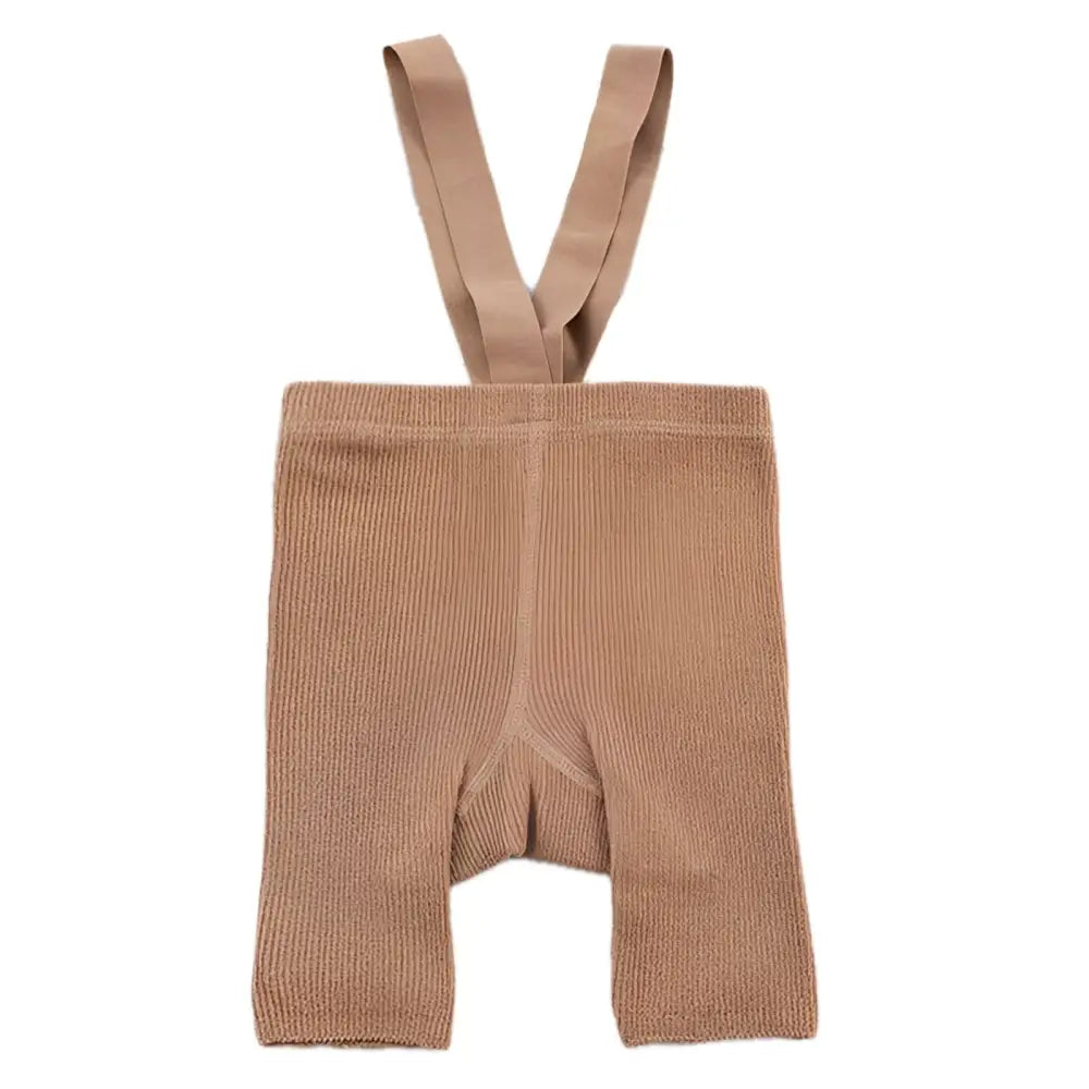 ベビーレギンス ストラップ付き ハーフ丈 伸縮性抜群 コットン素材 通気性 快適フィット 動きやすい 赤ちゃん服 出産祝い