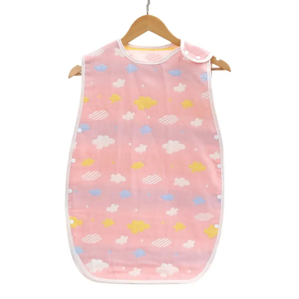 スリーパー ガーゼ 6重 キッズ かわいい - そらB / M(身長60~90cm) - ベビースリーパー