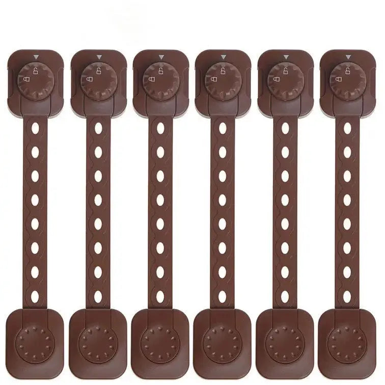 チャイルドロック 引き出しロック 扉ロック 子供安全対策 ベビーガード 事故防止 安全グッズ 大人だけ解除 ダイヤルロック 両面テープ 簡単設置 工具不要 家具ロック ベルト調整可能 カット可能 多用途 6個セット 乳児対策 イタズラ防止 家庭内安全