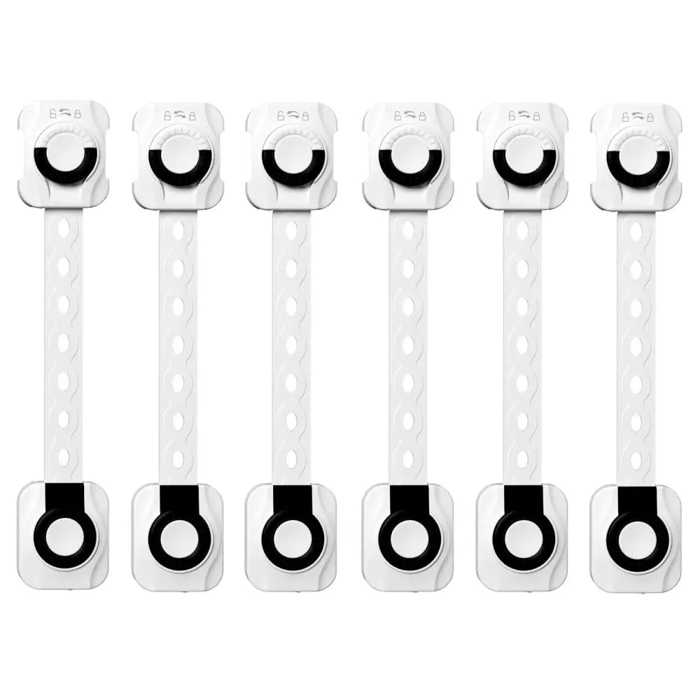 チャイルドロック 6個セット 21.8×4×1.5cm - ブラック / ワンサイズ - チャイルドロック