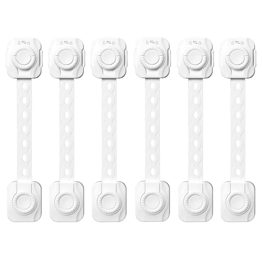 チャイルドロック 6個セット 21.8×4×1.5cm - ホワイト / ワンサイズ - チャイルドロック