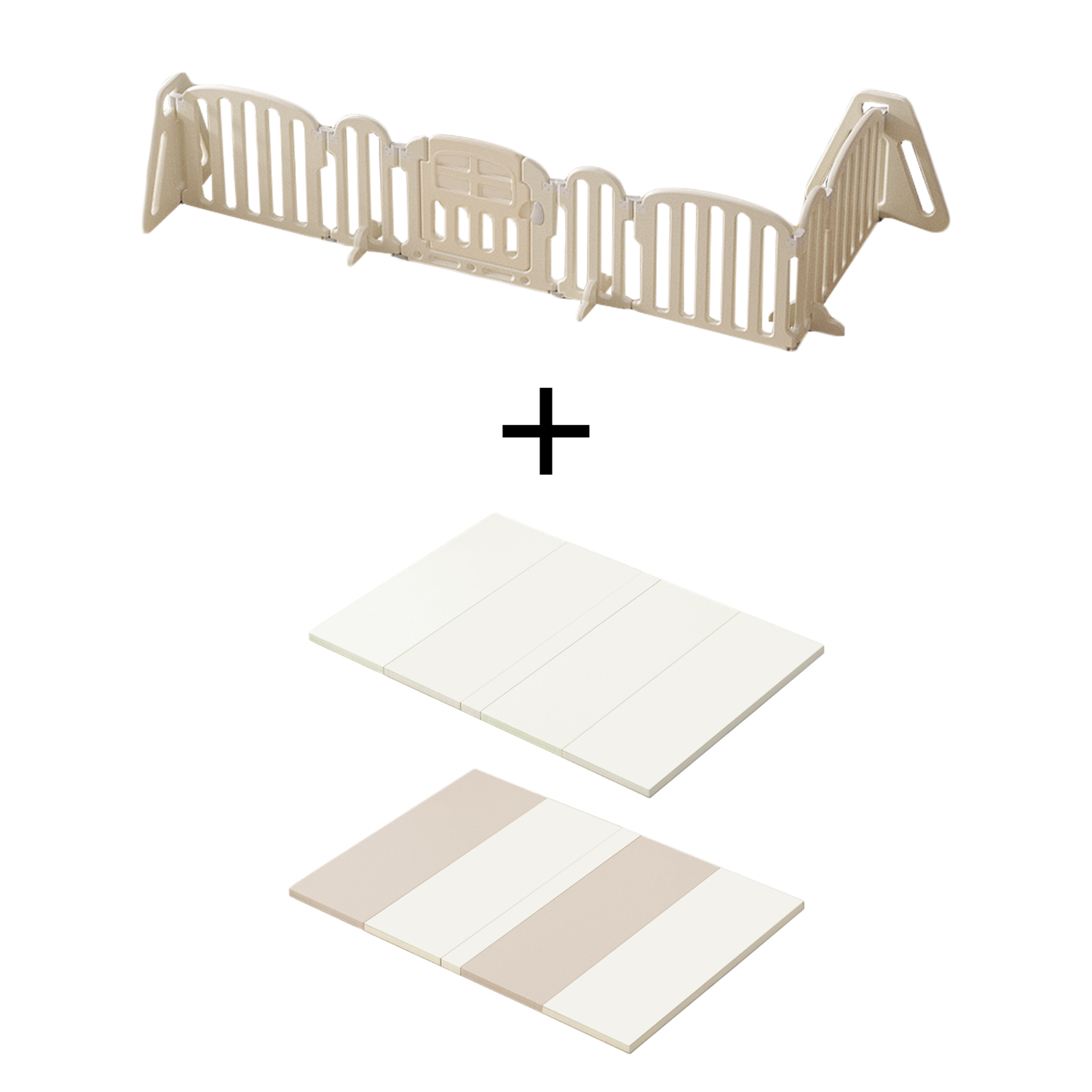 ハーフベビーサークル 自由に形を変えられるサークル 角度調節パネル 赤ちゃんプレイエリア ベビーセーフティフェンス 拡張縮小可能サークル 外部ロック付きドア 工具不要組み立て 重厚安定台座付き おしゃれベビーサークル