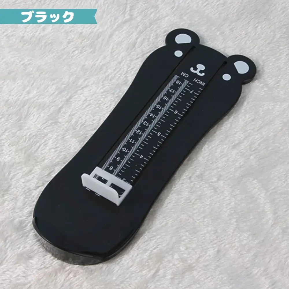 フットメジャー 24×8.5×2.5cm - ブラック / ワンサイズ - フットメジャー