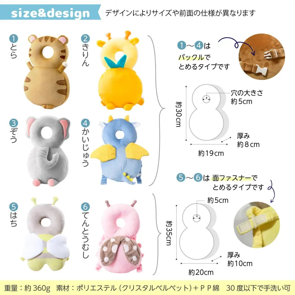 ヘッドガード 赤ちゃん ごっつん防止 - ベビーヘッドガード