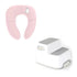 補助便座&踏み台セット 34.4×29㎝ - bear pink/white / ワンサイズ - 補助便座&踏み台セット