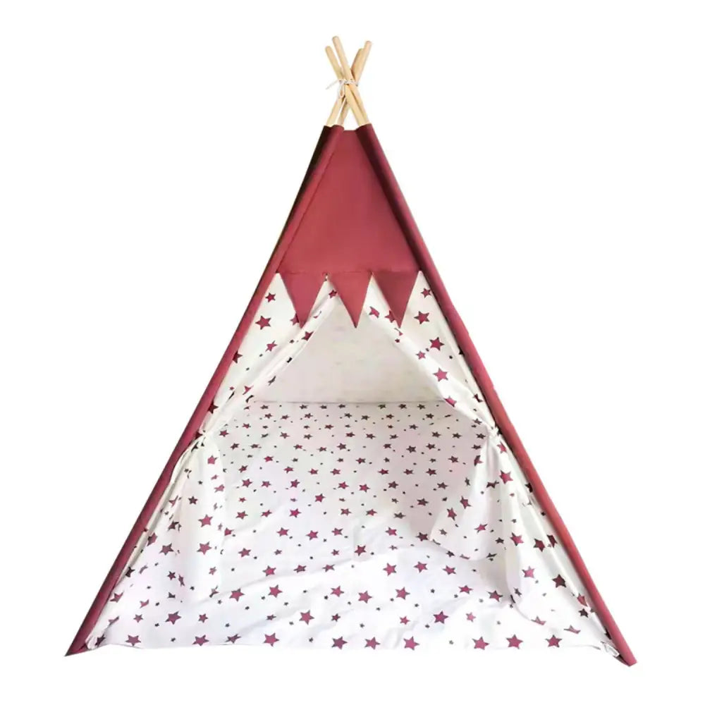 北欧風キッズテント 120×120×155cm - ホワイト / ワンサイズ - キッズテント