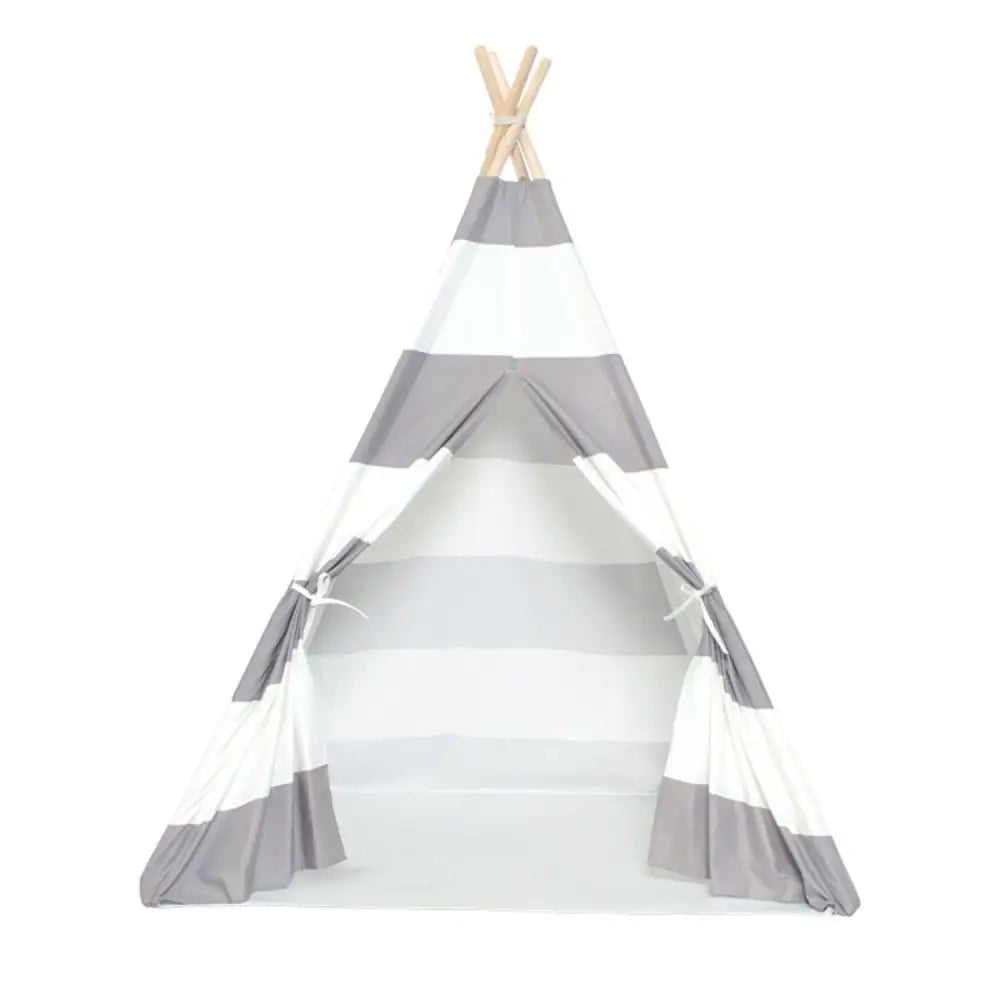 北欧風キッズテント 120×120×155cm - ホワイト / ワンサイズ - キッズテント