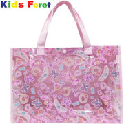 Kids Foret(丸高衣料) 女の子 ラメプリント水着
