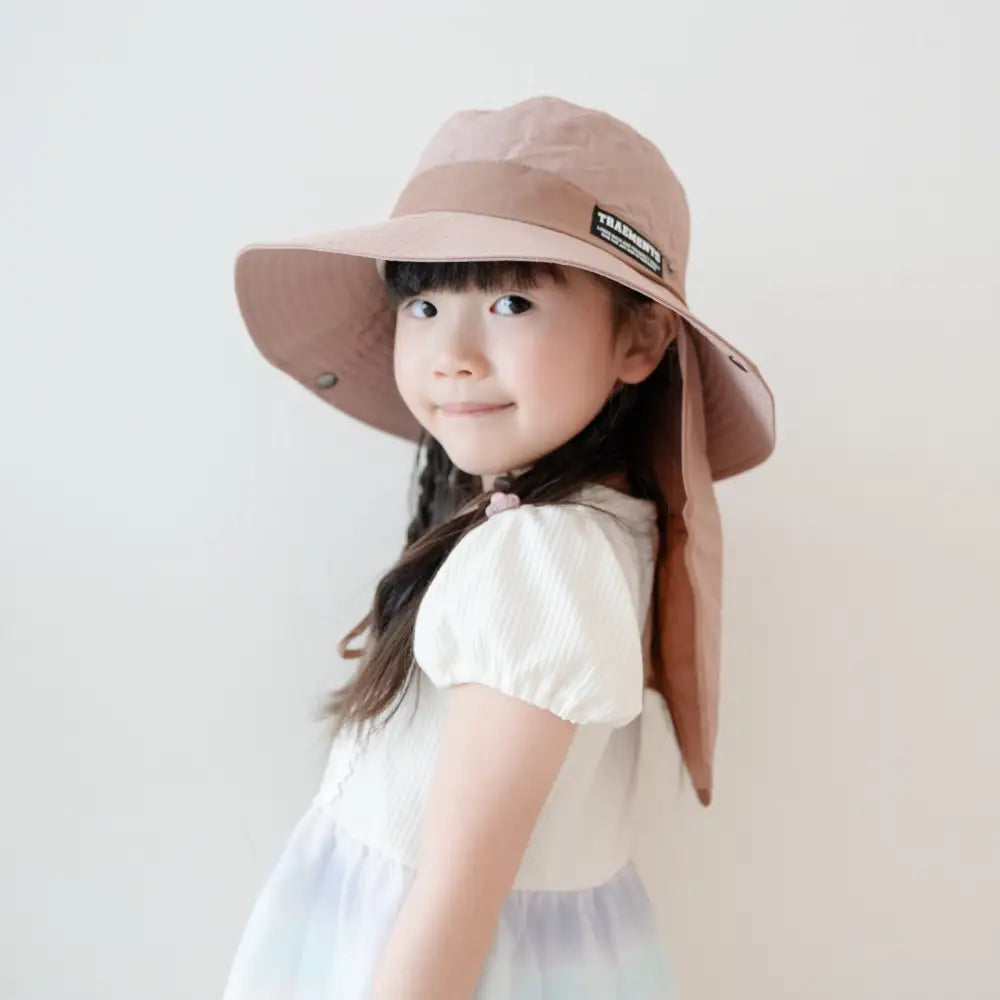 紫外線対策 UVカット99.9% UPF50+ 子供用帽子 広いつば 日よけフラップ 接触冷感 メッシュ通気 サイズ調整可能 あご紐付き 風対策 ノンホルマリン 安心素材 快適な被り心地