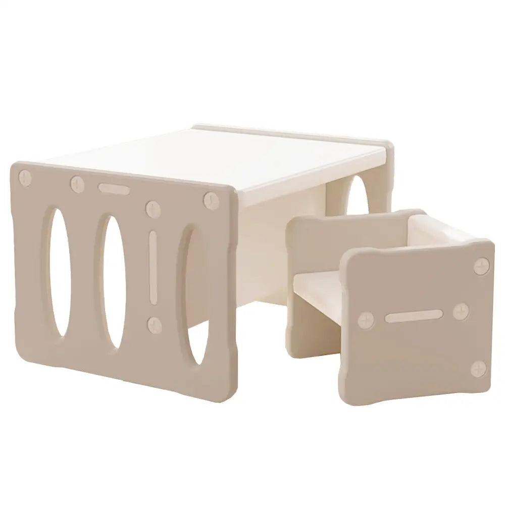 キッズ デスク&チェアセット - ベージュ / デスクチェアセット - キッズデスク&チェアセット