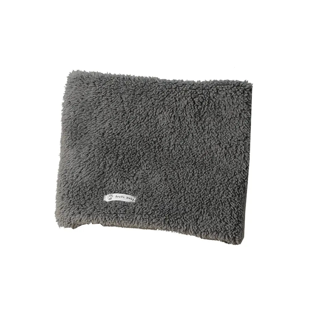 キッズ ネックウォーマー 23×19×2.5cm - グレー / ワンサイズ - キッズ ネックウォーマー