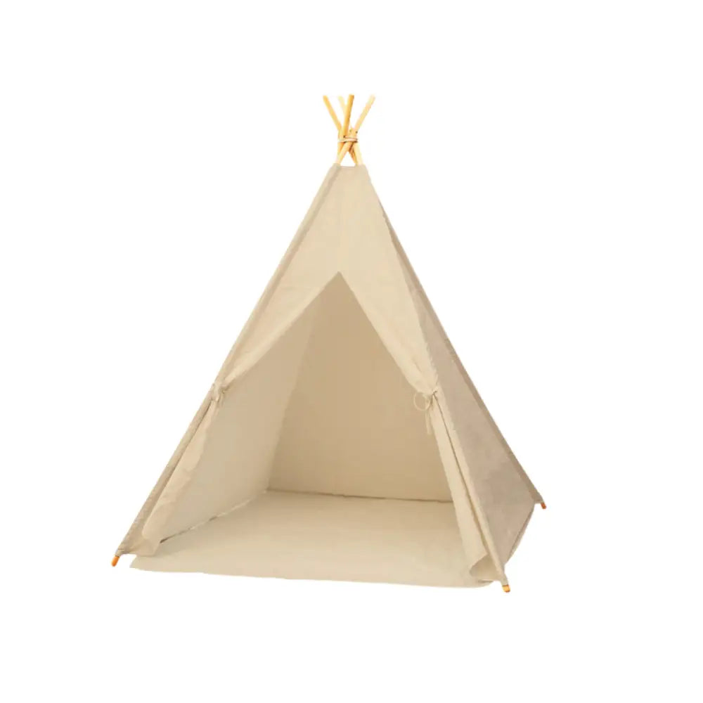 北欧カラー テント型キッズスペース くすみカラー グレー モカ ベージュ アイボリー 小窓付き 通気性 安心設計 秘密基地 クッション付き 洗えるクッション 弾力クッション ポリエステル綿混紡 耐久性 軽量素材 シワになりにくい ホルムアルデヒド検査済み 天然パイン材 フレーム 安定構造 滑り止めキャップ付き キッズテント 室内遊び場 インテリアに馴染む