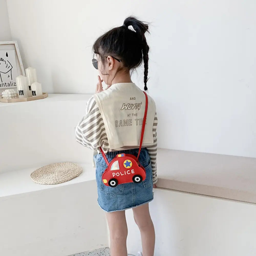 子どもポーチ いちご きのこハウス くるま - こどもポーチ