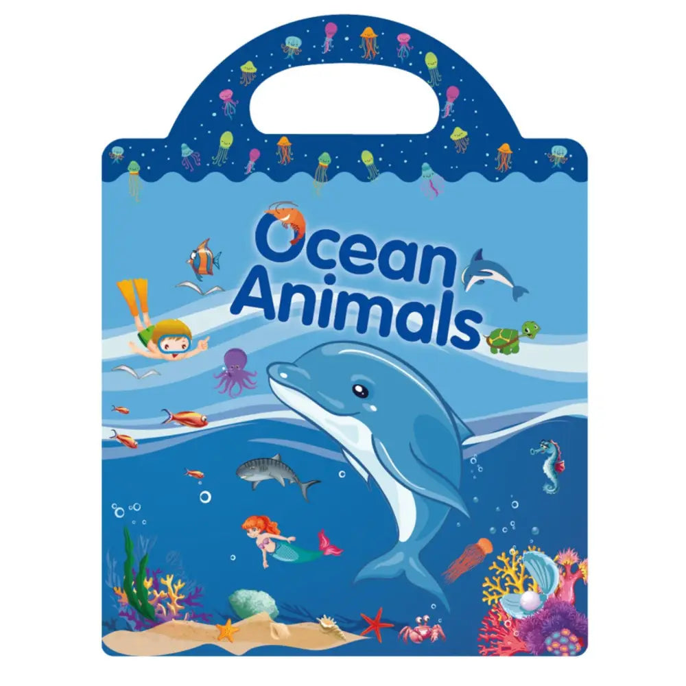 子供 シールブック - うみのいきもの / フリーサイズ - シールブック