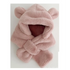 くまさんマフラー 35×27cm - ピンク / ワンサイズ - マフラー