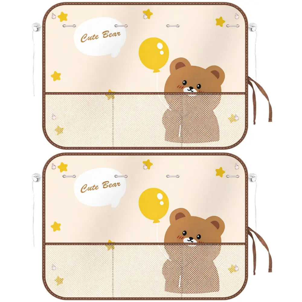 車用サンシェード 車 サンシェード 子供用 日よけ 窓 マグネット式 吸盤式 UV対策 遮光 後部座席 暑さ対策 車内温度対策 ドライブ キッズ 車用品