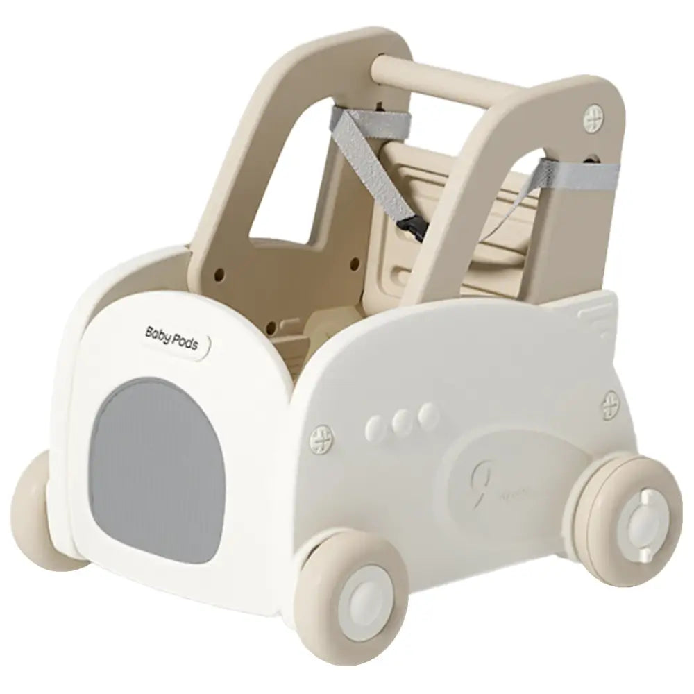 くるま型ベビーウォーカー 45×52×50cm - ベージュ - ベビーウォーカー