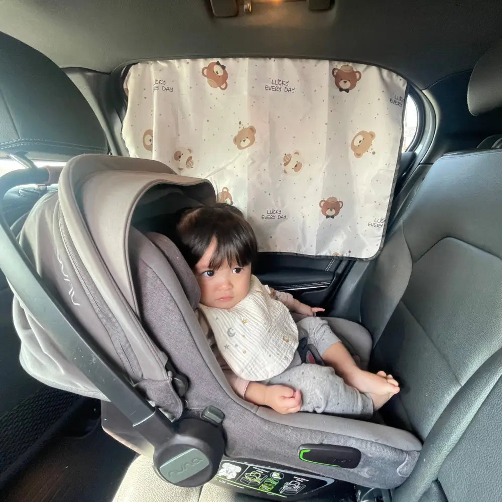 車用サンシェード 車 サンシェード 子供用 日よけ 窓 マグネット式 吸盤式 UV対策 遮光 後部座席 暑さ対策 車内温度対策 ドライブ キッズ 車用品