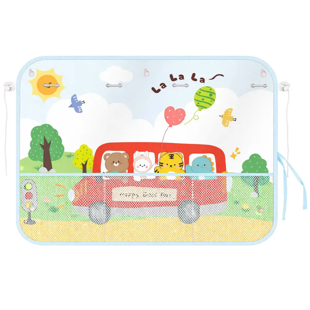 車用サンシェード 車 サンシェード 子供用 日よけ 窓 マグネット式 吸盤式 UV対策 遮光 後部座席 暑さ対策 車内温度対策 ドライブ キッズ 車用品