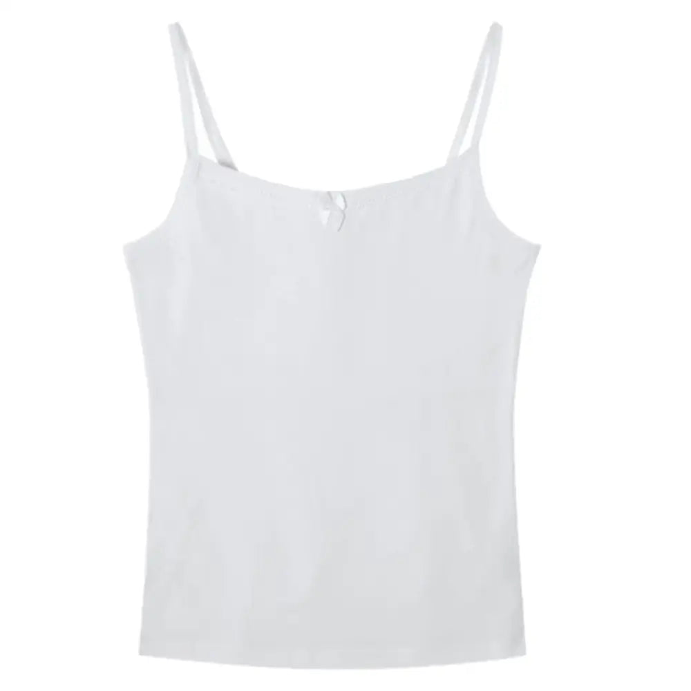 ジュニアインナー 成長期キャミソール 女の子下着 綿100 通気性 吸汗速乾 ノンワイヤー スクールインナー 快適肌着 成長サポート