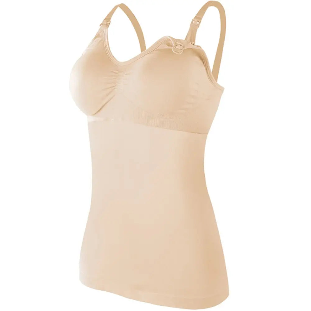 授乳キャミソール S~XL - ベージュ / ワンサイズ - マタニティキャミソール