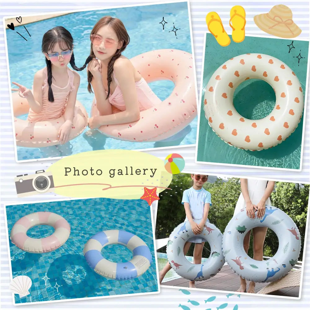 浮き輪 レトロデザイン浮き輪 SNS映えプールグッズ 家族お揃い浮き輪 くすみカラー夏アイテム コンパクト収納浮き輪 ベビーキッズ大人兼用浮き輪 おしゃれビーチグッズ アームリングセット浮き輪 夏レジャー必需品