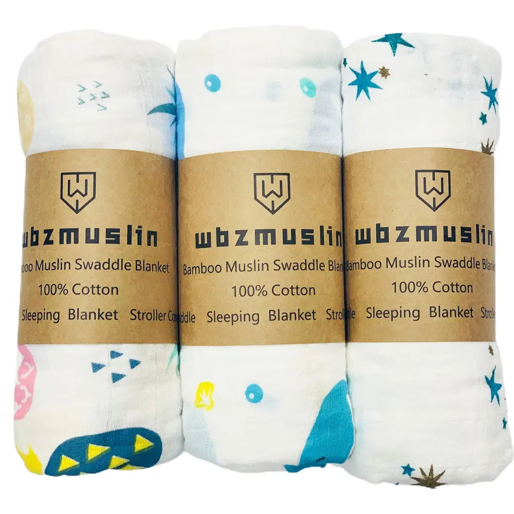 おくるみ 3枚セット 120×110cm - おくるみ