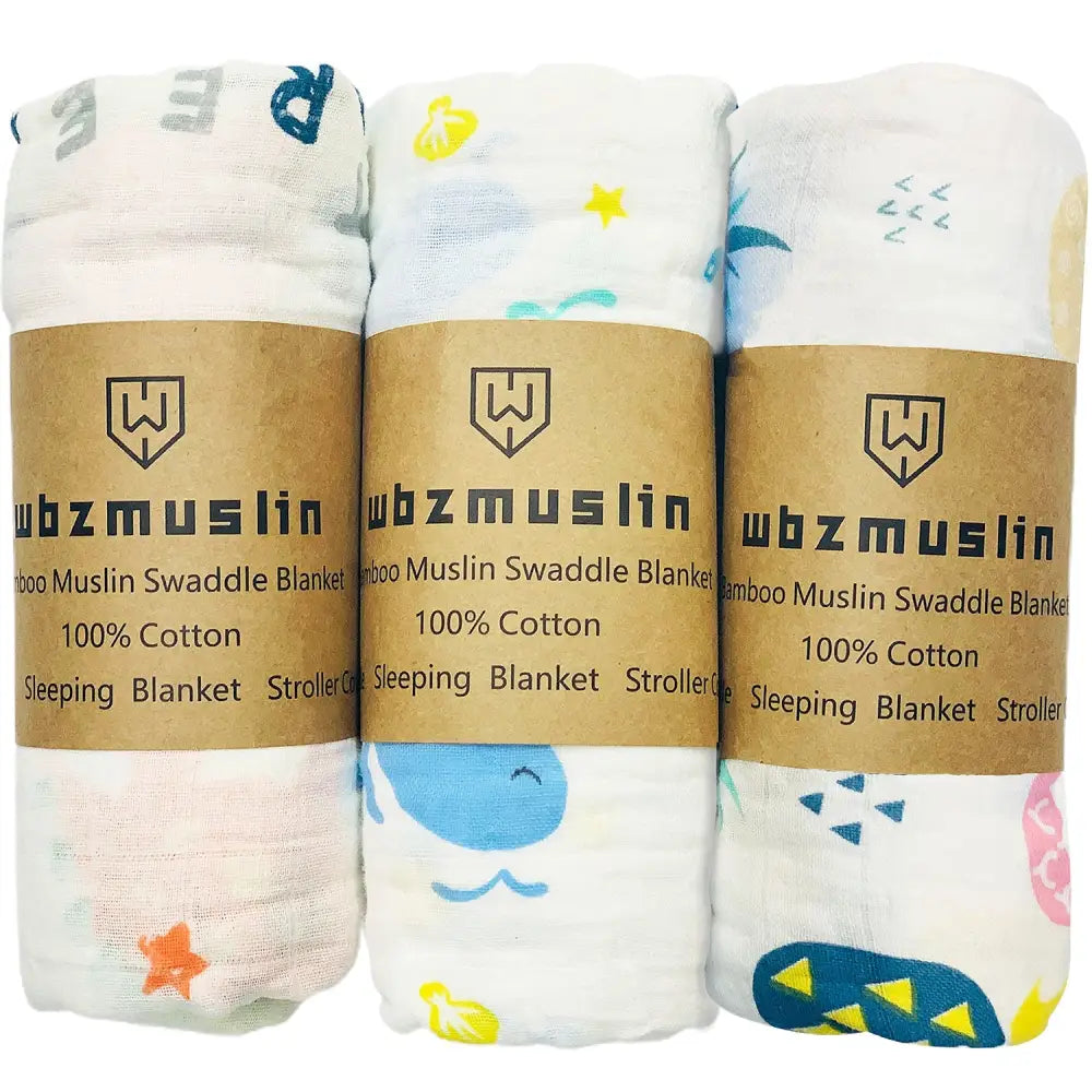 おくるみ 3枚セット 120×110cm - おくるみ