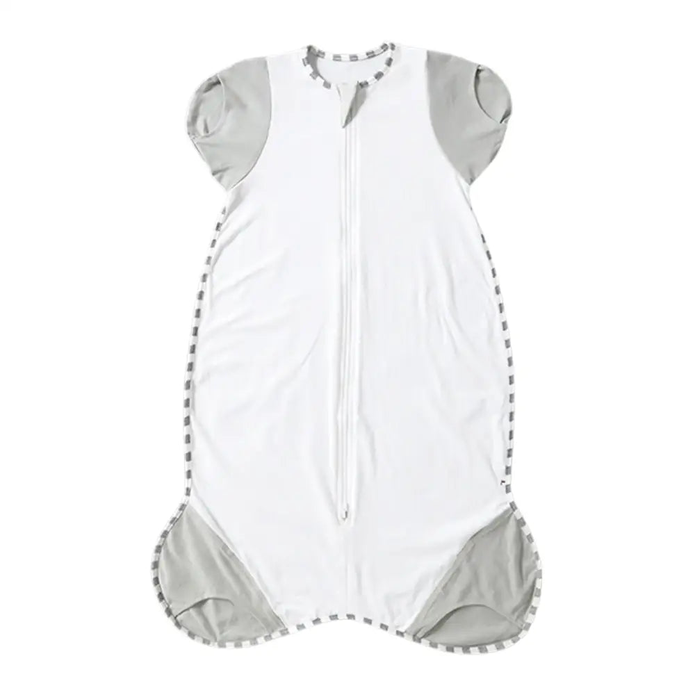 おくるみ スワドル 半袖 M(3~6カ月)│L(6~12か月) - ライトグレー / M - おくるみ