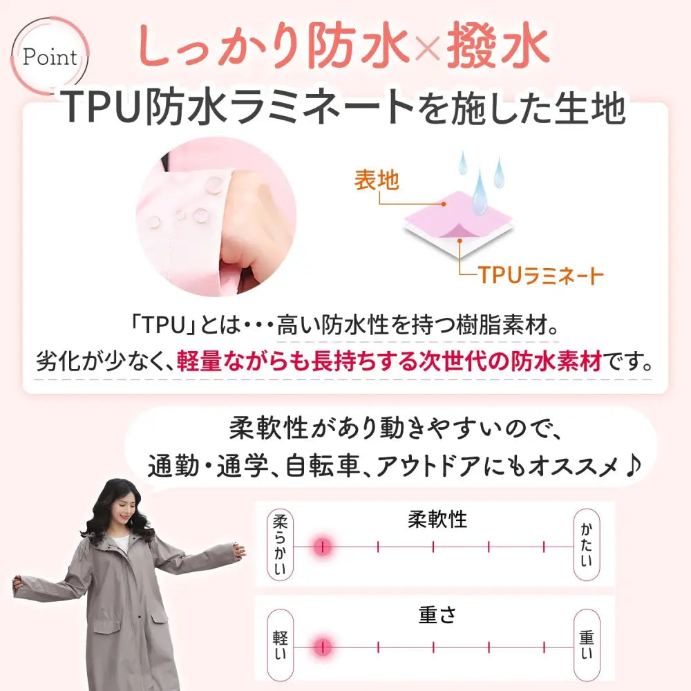 レインコート 男女兼用 M~XXL - レインコート