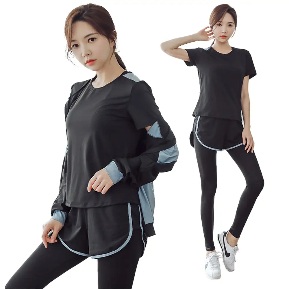 スポーツウェア レディース 5点セット M~XXL - スポーツウェア