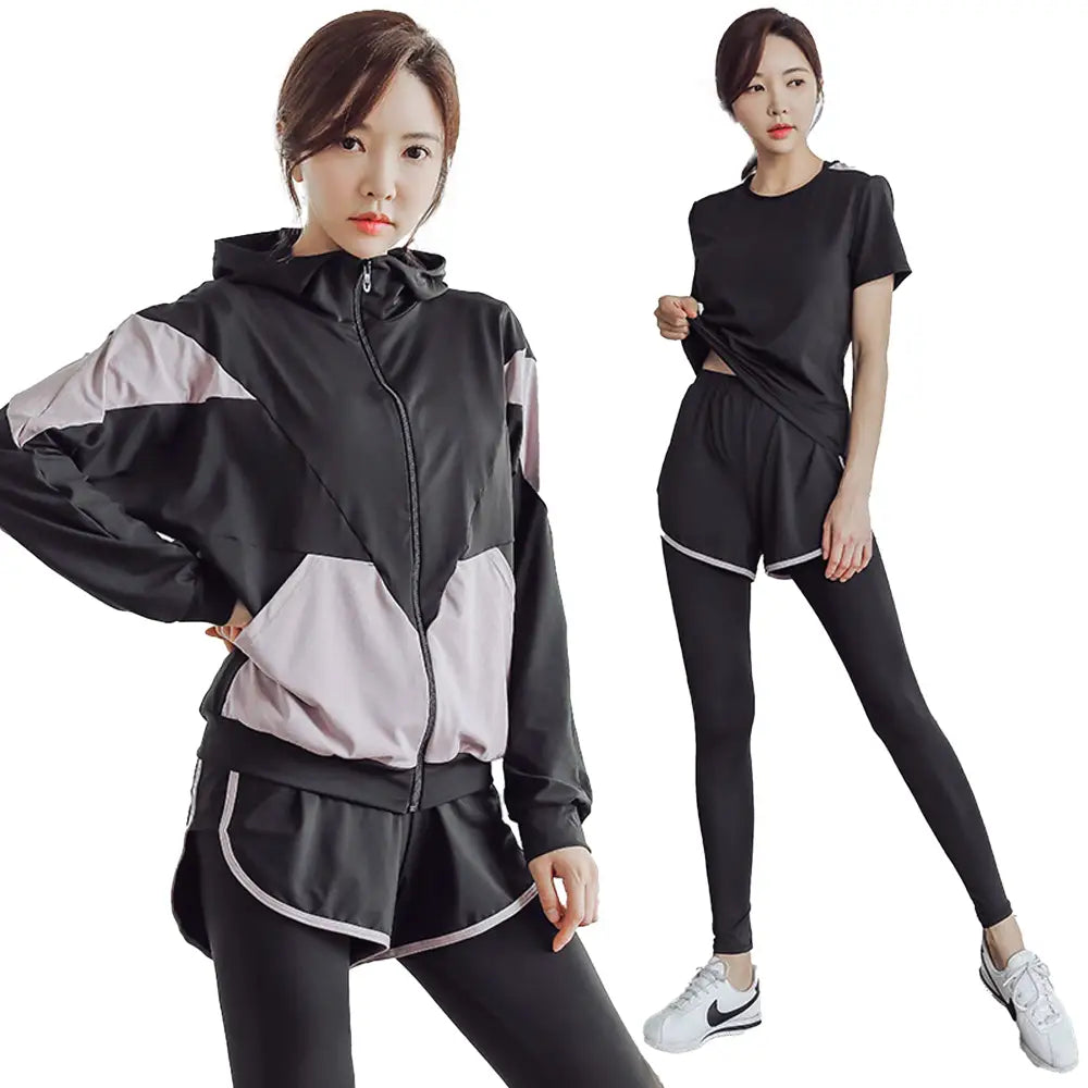 スポーツウェア レディース 5点セット M~XXL - スポーツウェア