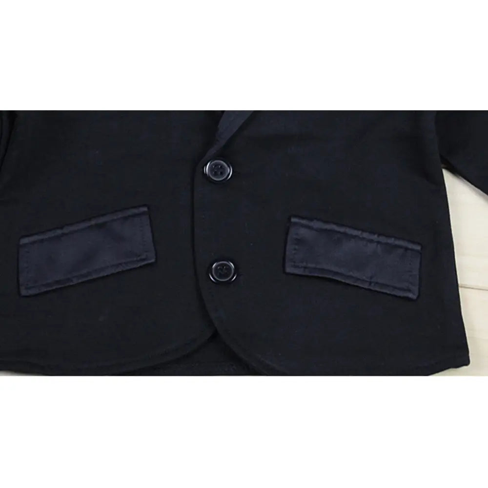 タキシード風ロンパース(男の子) 70~95cm - ベビーロンパース