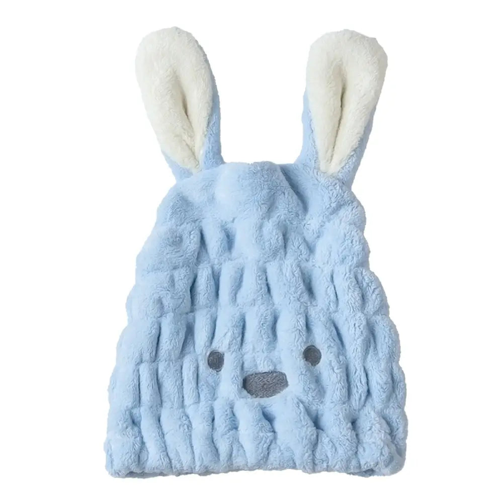 ヘアキャップ 吸水速乾 ふわふわ素材 優しい肌触り ドライ時間短縮 寝癖防止 伸縮ゴム 家族兼用 軽量 携帯便利