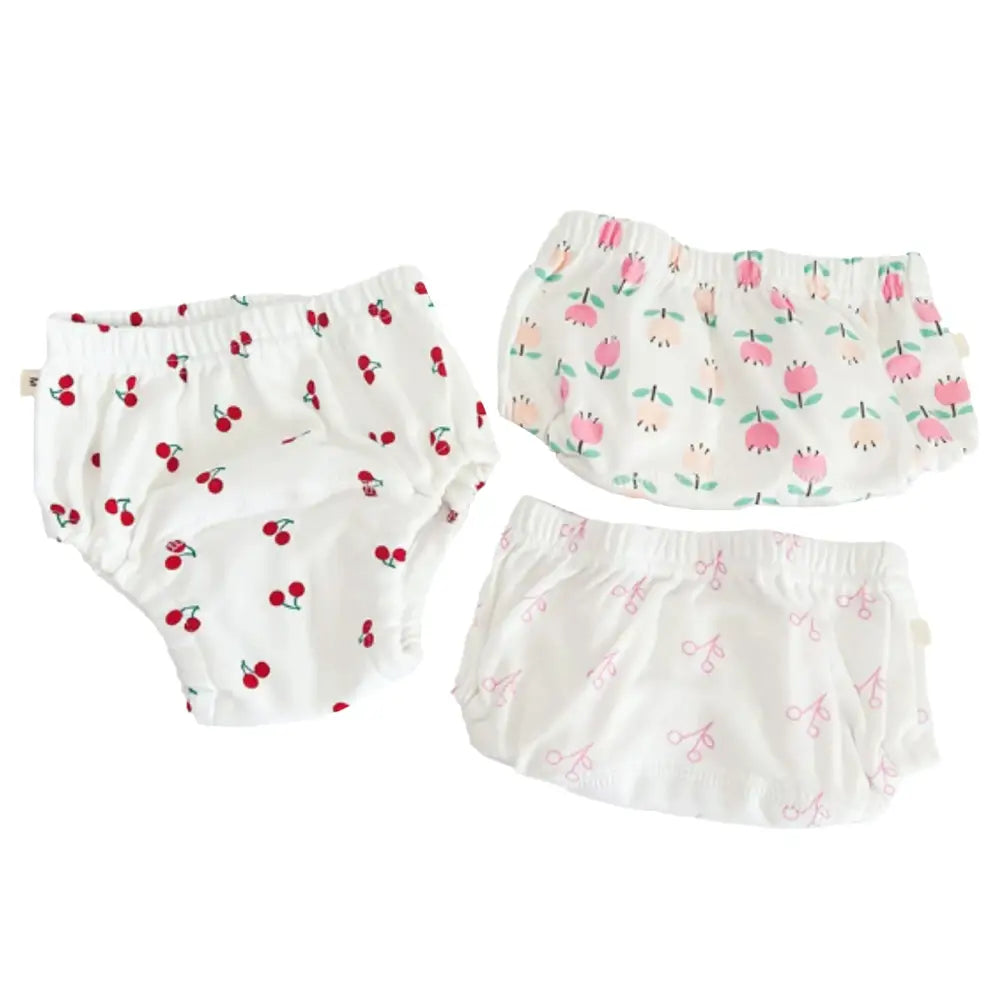 トレーニングパンツ 3枚セット 6層ガーゼ 男の子 女の子 90 100 2サイズ おねしょパンツ 防水層 トレパン トイレトレーニング パンツ トイトレパンツ 保育園 通気性 可愛い おしゃれ 赤ちゃん ベビー コットン 綿100%