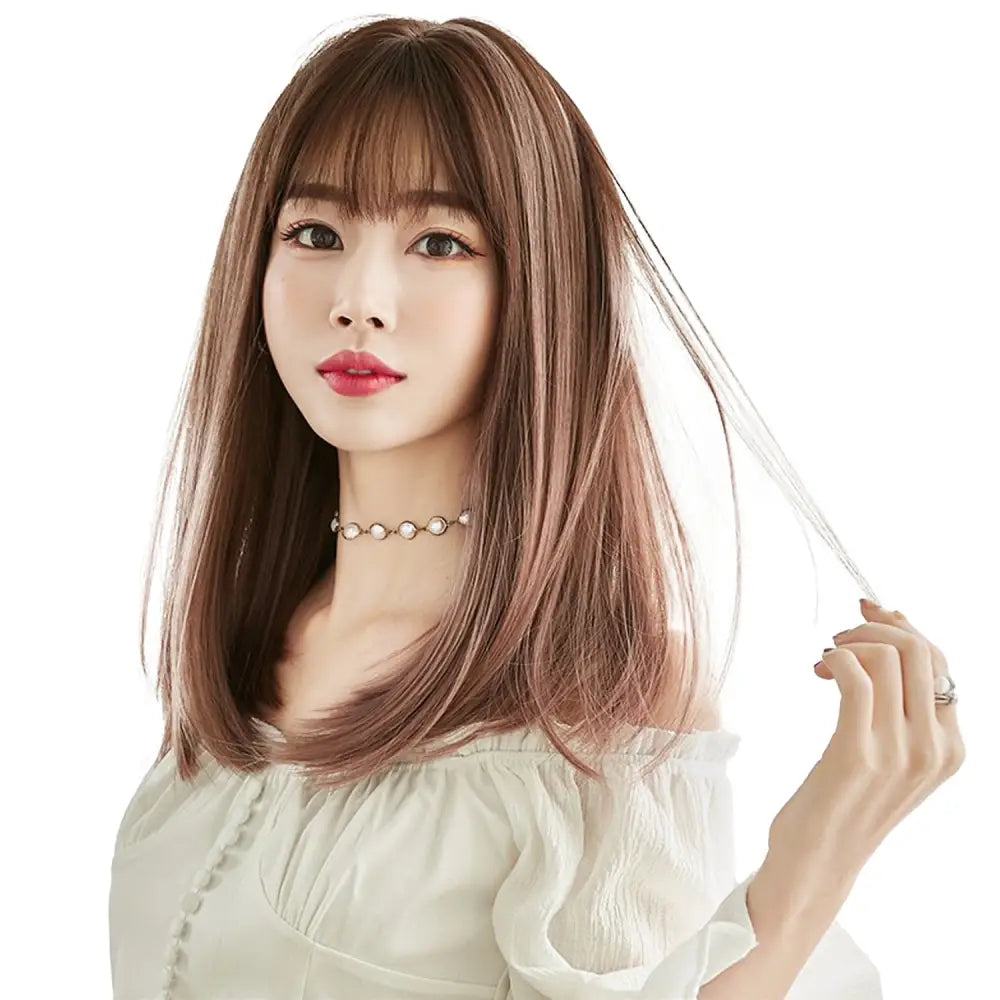 ウィッグ ストレートロング 46cm|前髪11cm - ウィッグ ストレートロング