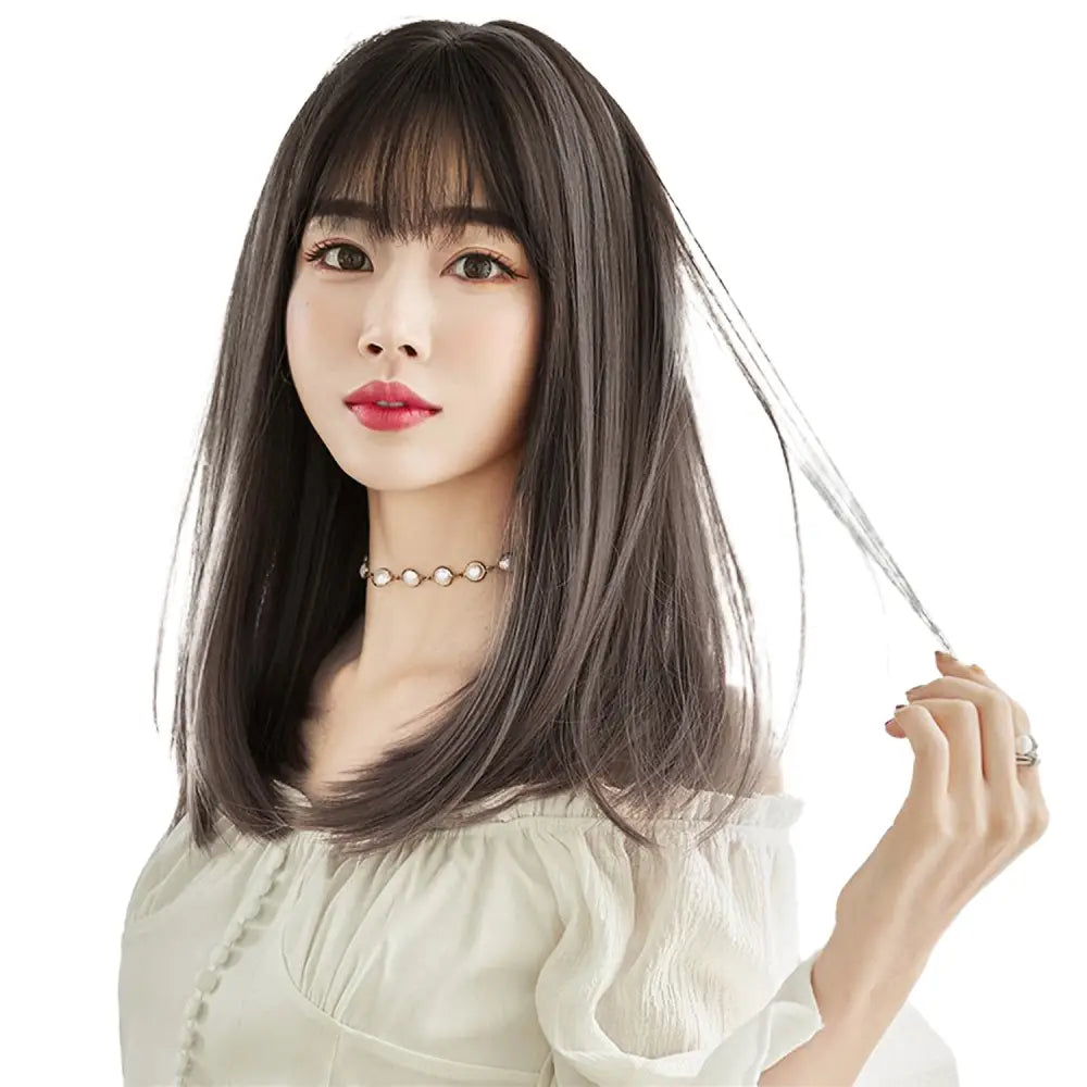ウィッグ ストレートロング 46cm|前髪11cm - ウィッグ ストレートロング