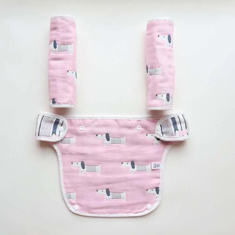 よだれカバー3点セット 星柄グレー|星柄ボーダー|クマちゃん - よだれかけカバー