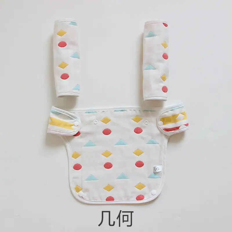 よだれカバー3点セット 星柄グレー|星柄ボーダー|クマちゃん - よだれかけカバー