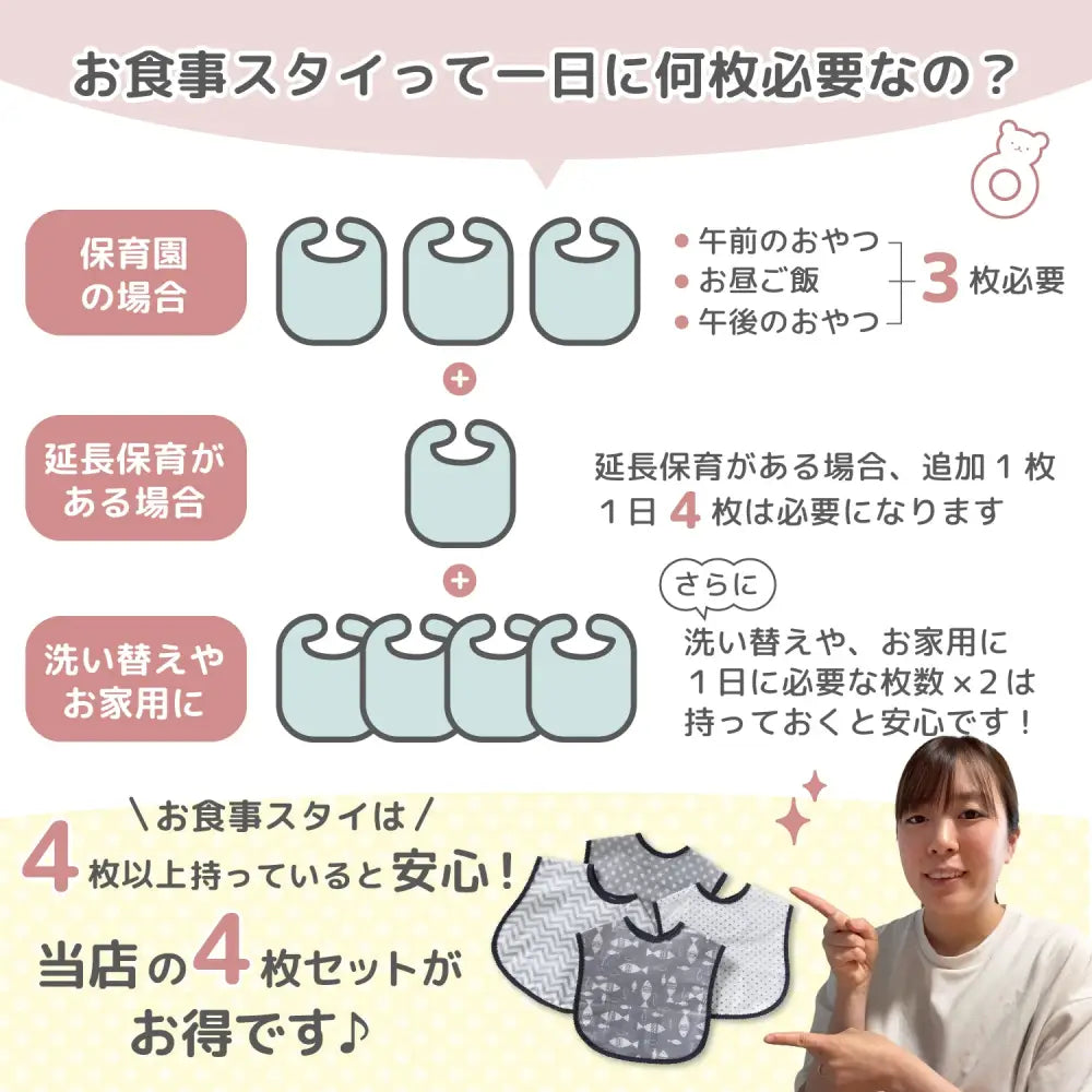 お食事エプロン 袖なしベビービブ 手づかみ食べ ポケット付きエプロン 防水素材 赤ちゃん用スタイ 離乳食準備 洗濯簡単 出産祝い